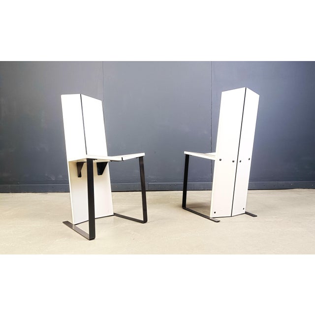 Postmodern Dining Chairs, 1980s, Set of 6 For Sale - Image 12 of 13