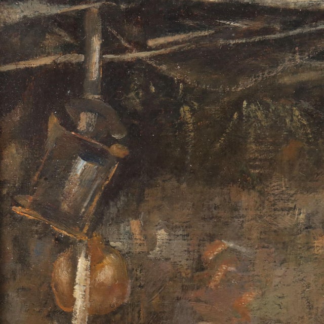 Cesare Laurenti, Rural Scene, Oil on Canvas, Framed For Sale - Image 7 of 12