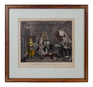 Early 19th Century William Hogarth the Distrest Poet