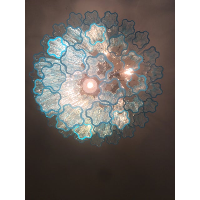 Italian Murano Glass Sputnik Chandelier For Sale - Image 9 of 10