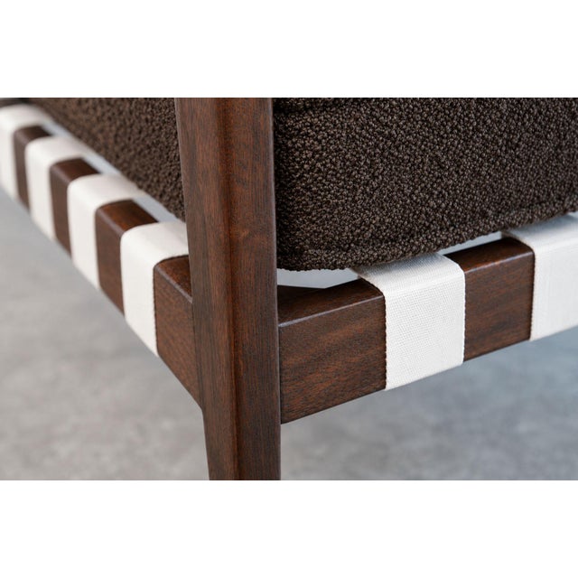 Walnut Lounge Chairs by Edmond J. Spence, C. 1950s For Sale - Image 10 of 10