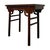 1970s 1970s Traditional Chinese Style Dark Wood Console Table With Camel-Hump Apron. For Sale - Image 5 of 7