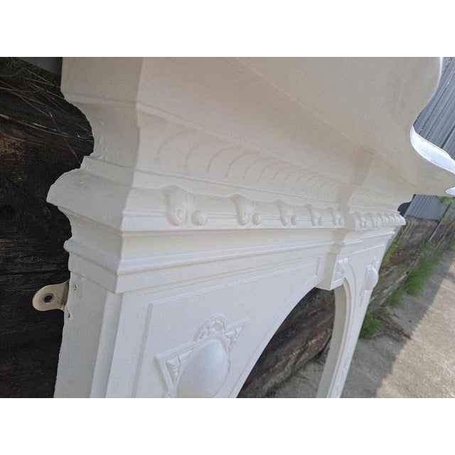 Victorian Arched Cast Iron Fireplace Surround For Sale - Image 12 of 17