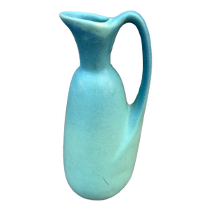 Van Briggle Pottery Matte Turquoise Ewer Pitcher, Colorado Springs