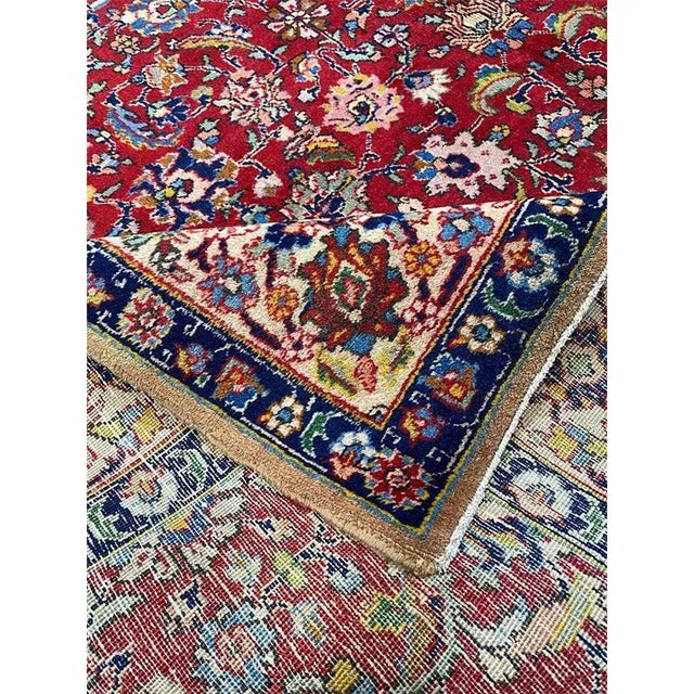 Traditional 1950s Old Persian Tabriz Area Rug 7’6″ X 10’9″ For Sale - Image 3 of 13