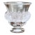 Vintage Lalique Dampierre Sparrow Footed Vase For Sale