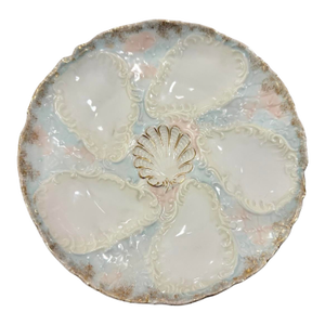 Antique German Oyster Plate