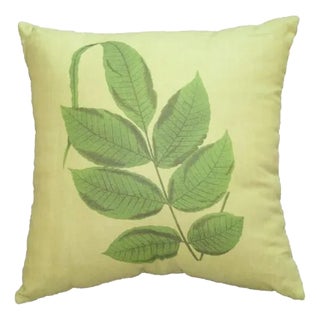 Stove Fern Linen Pillow For Sale