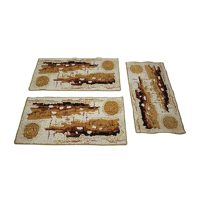 Vintage Czech Rugs, 1980s, Set of 3 For Sale