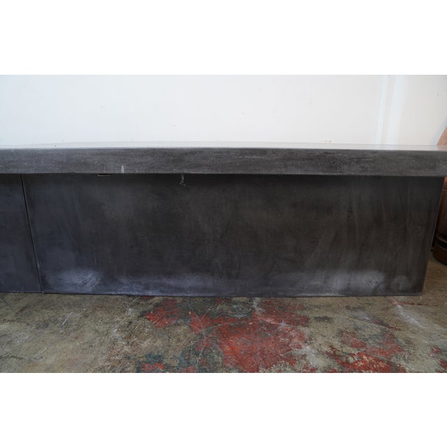 Sculpture Materials James De Wulf Custom Concrete Dining TableJames De Wulf Custom Concrete Dining Table For Sale - Image 7 of 12