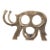 Vintage Elephant Wine Bottle Holder – Sculptural Barware For Sale
