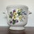 French Vintage Limoges France Porcelain Cachepot With Flowers For Sale - Image 3 of 6
