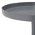 Spritely Home Corvus Round Side Table in Dark Grey For Sale - Image 4 of 7