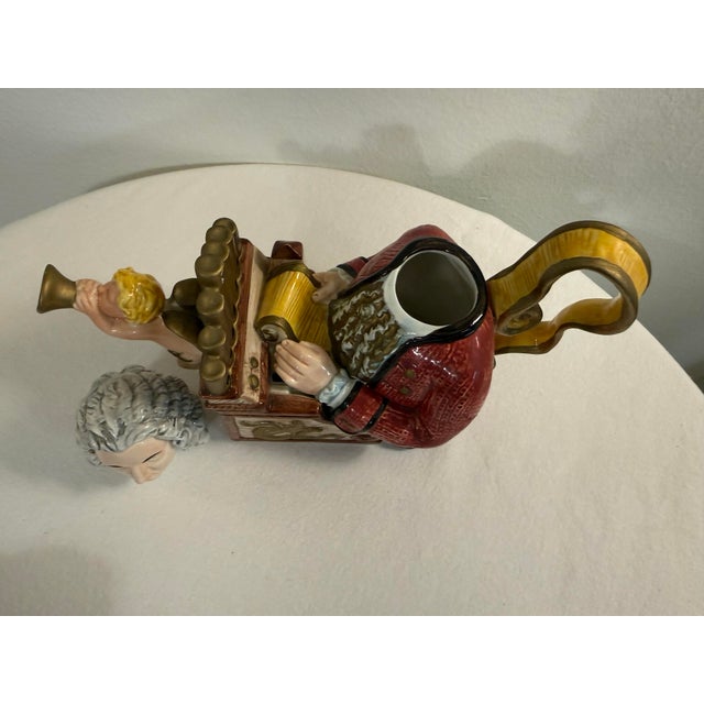 1990s Fitz and Floyd Johann Sebastian Bach Character Teapot For Sale - Image 11 of 12