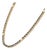 15.5 Carat Square Cut Blue Sapphire Tennis Necklace in 18k Solid Gold For Sale