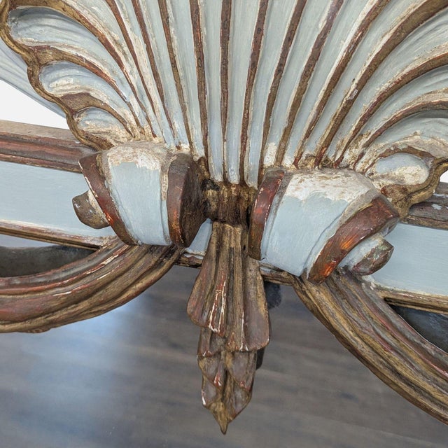 Italian Antique Italian Carved and Gilded Mirror For Sale - Image 3 of 6