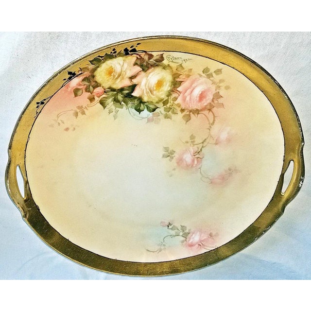 1920s Artist Signed Kpm Cake Plate For Sale In West Palm - Image 6 of 6