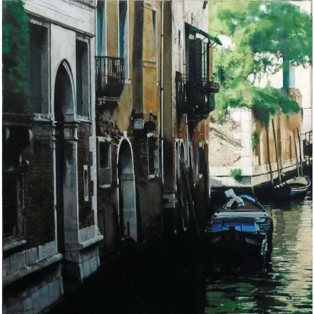 Zhao "Shine Upon" Original Oil Painting on Stretched Canvas Hand Signed For Sale