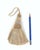 Sage Green Key Tassels With Looped Ruche - a Pair For Sale - Image 9 of 12