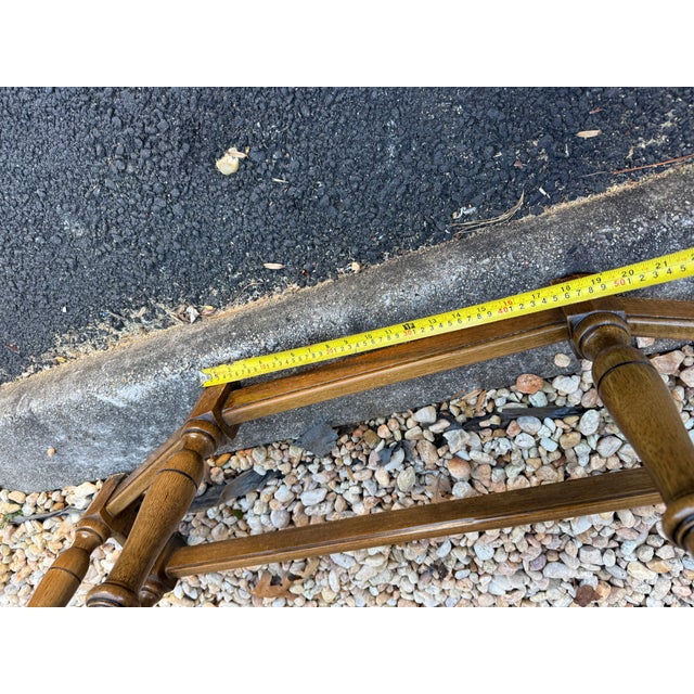 Vintage Jacobean Style Oak Sideboard Cupboard Cabinet For Sale - Image 18 of 18