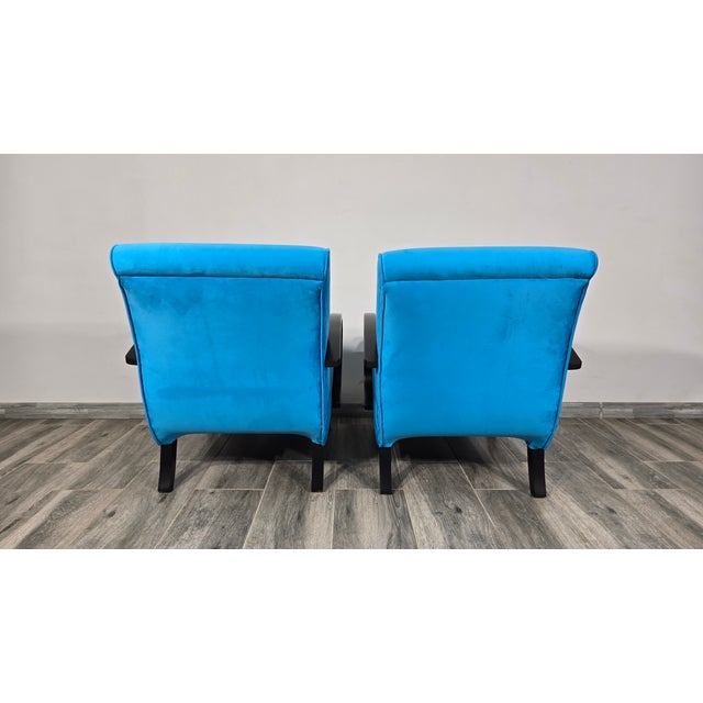 Set of Lounge Chairs by Jindrich Halabala, 1940s For Sale - Image 4 of 11