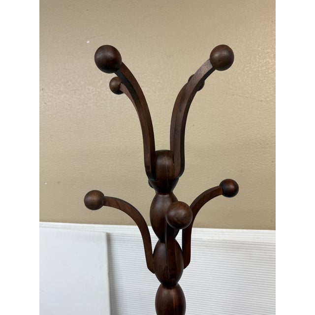 Brown West Elm Pierce & Wood Coat Rack For Sale - Image 8 of 12