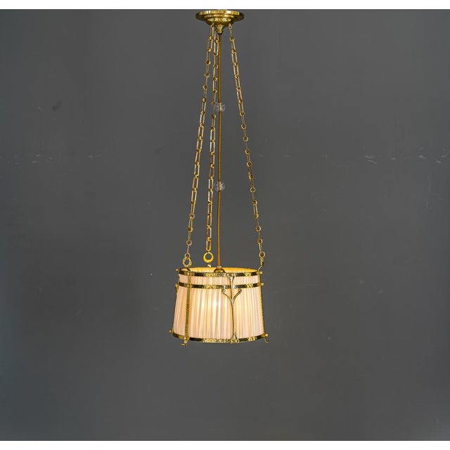 Art Deco Pendant Lamp, Vienna, 1920s For Sale - Image 4 of 18