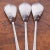 1958 Gio Ponti Italian Stainless Flatware Long Ice Tea Spoons - Set of 3 For Sale In San Diego - Image 6 of 8