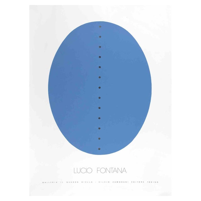 Lucio Fontana, Concetto Spaziale, Etching, 1967 For Sale