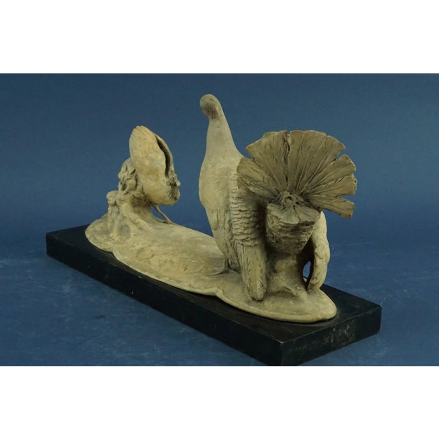 20th Century Art Nouveau Group of Turkeys and Rooster by Guido Cacciapuoti, Italy, 1920s-1940s For Sale - Image 4 of 18