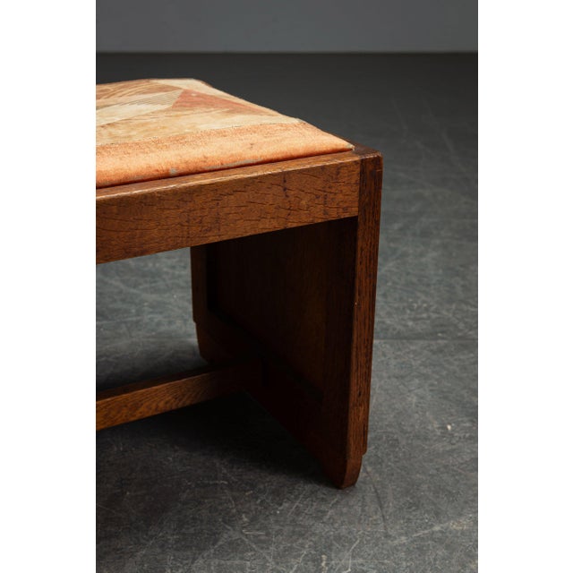 Vintage Art Deco Stool, 1930s For Sale - Image 6 of 12