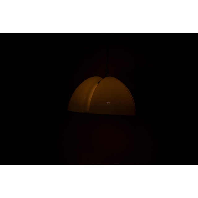 White Tricena Pendant by Ingo Maurer for M Design. 1970s For Sale - Image 8 of 15