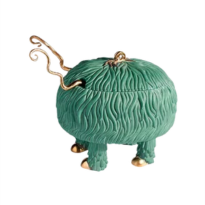 Contemporary Mod. Haas Fox Monster Designed by American Haas Brothers Salad Bowl