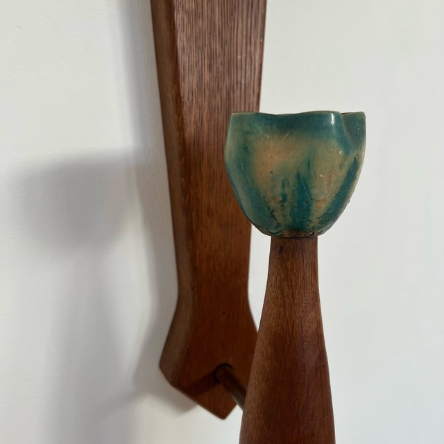 Mid-Century Oak Wall Lights, Set of 2 For Sale - Image 10 of 14