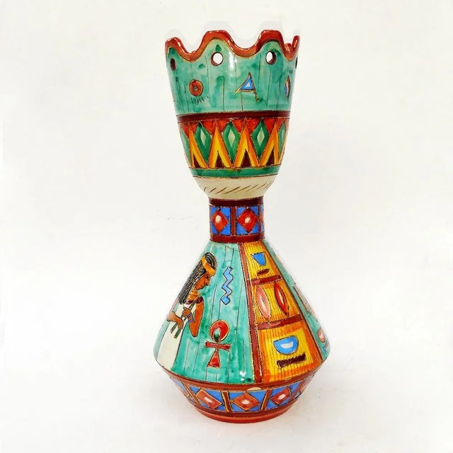 Vase from Volpi Deruta, 1950s For Sale - Image 4 of 10
