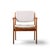 Arne Vodder for Vamo Sønderborg Ella Mid Century Danish Teak Armchair Dining Chair This chair measures: 25 wide x 23 deep...