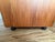 Vintage 1970s Dyrlund Danish Modern Teak Rolling Tv / Media Cabinet With Tambour Doors For Sale - Image 16 of 17
