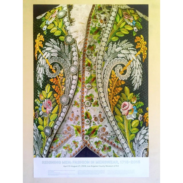 Reigning Men : Fashion in Menswear 1715 - 2015 Los Angeles County Museum of Art Exhibition Poster For Sale - Image 9 of 11