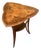 Antique Louis Majorelle Inlaid Poppies Occasional Trefoil Table For Sale