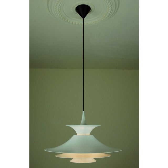 Radius i pendant lamp by erik balslev for fog & mørup, denmark, 1970s — award-winning design the radius pendant is a...