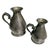 Timeless Craftsmanship: Pair of Antique English Pewter "Haystack" Measures (c. 1890) Bring a touch of 19th-century English...
