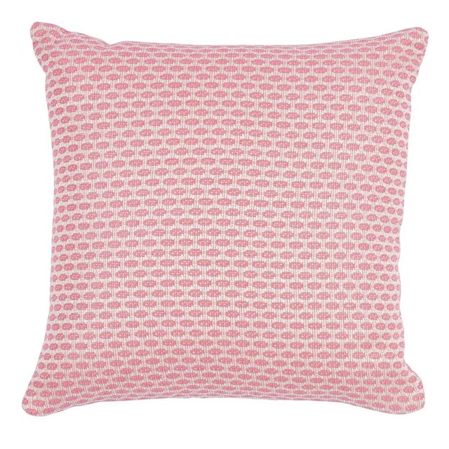 Contemporary Schumacher Hickox Indoor & Outdoor 20" Pillow in Coral For Sale - Image 3 of 3