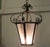 1900 - 1909 Arts & Crafts Wrought Iron Lantern in Glass, 1900s For Sale - Image 5 of 7
