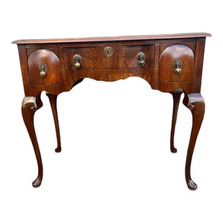 Antique Queen Anne Quality Walnut Lowboy Table, 19th Century For Sale