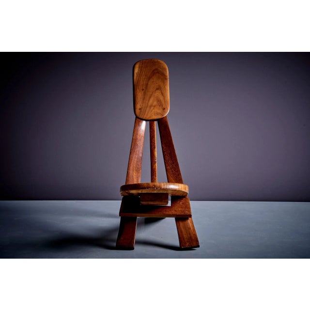 Sculptural African Studio Chair, 1960s For Sale - Image 4 of 11