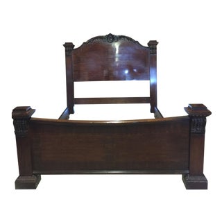 Vintage Mahogany Henredon Bedframe For Sale
