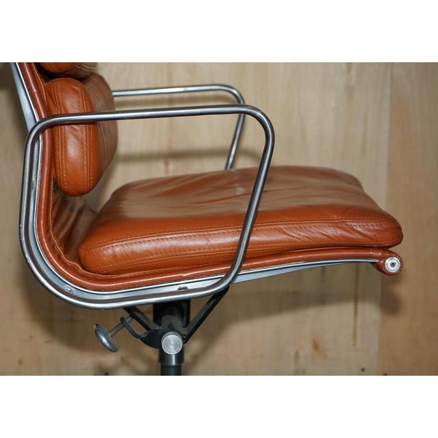 Soft Pad Captain's Chair in Cognac Leather from Herman Miller, 1977 For Sale - Image 13 of 18