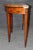 English 19th Century English Adams Style Paint Decorated Leather Top Demilune Table For Sale - Image 3 of 12