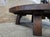 Large Mid-Century Round Oak Coffee Table, 1970s For Sale - Image 6 of 16