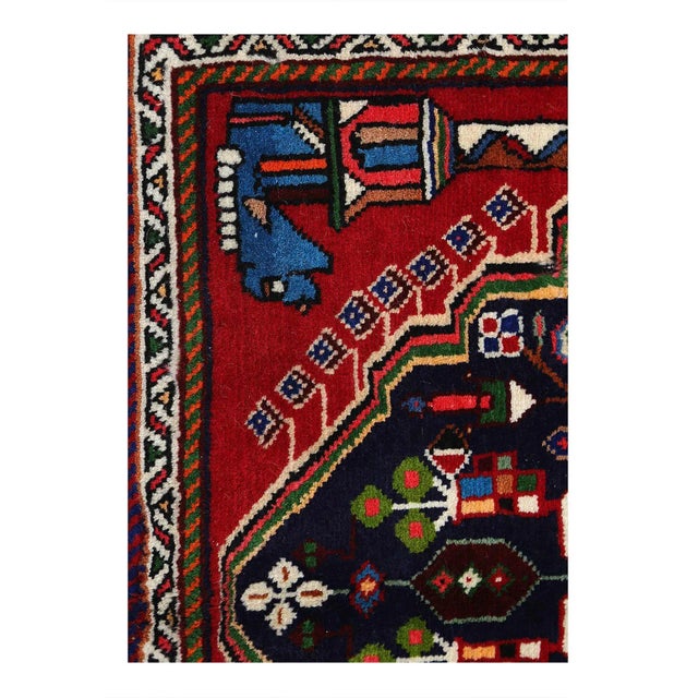 A very attractive and durable carpet woven in the village of Abadeh in southwestern Persia. The pattern is influenced by...